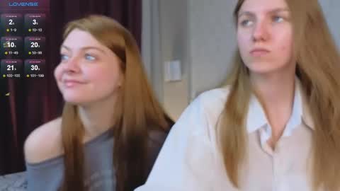 Snapshot of lisanelsona chatting on March 12, 2025, 12:04 pm Hello our names are Kate and Alice this is our first day here. online show from March 12, 2025, 12:04 pm