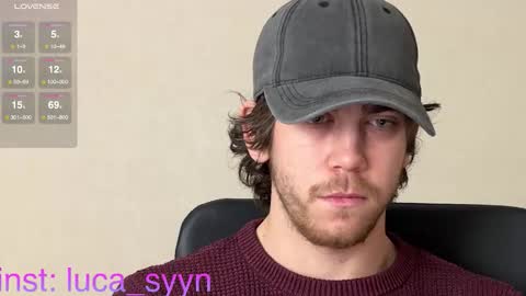 Snapshot of luca_syn chatting on October 26, 2025, 6:47 pm Luca S online show from October 26, 2025, 6:47 pm