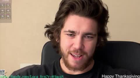 Snapshot of luca_syn chatting on November 27, 2025, 6:32 pm Luca S online show from November 27, 2025, 6:32 pm