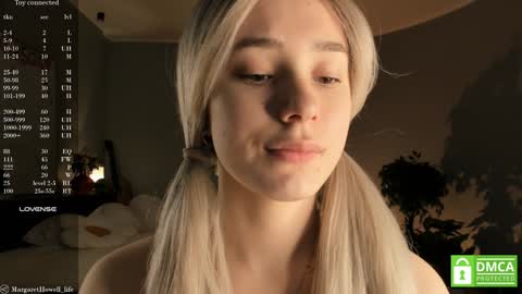 Snapshot of margarethowell chatting on February 4, 2025, 4:48 am Margaret online show from February 4, 2025, 4:48 am