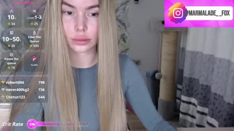 Marmalade Fox online show from April 4, 2026, 2:47 pm