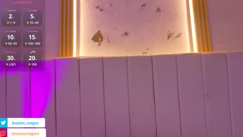 Megan  online show from March 9, 2026, 1:15 pm