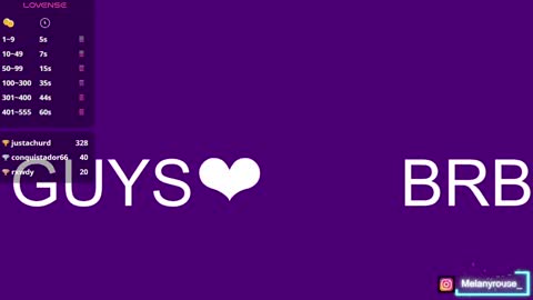 melanyrouse1 online show from February 4, 2025, 11:49 pm