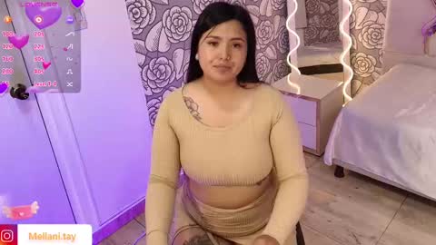 Snapshot of mellani_tay chatting on February 21, 2025, 3:23 am Mellani  online show from February 21, 2025, 3:23 am