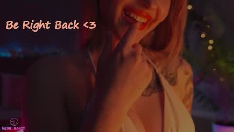 Snapshot of meow_nancy chatting on January 14, 2025, 8:20 am Heeyyooo Im Nans Subscribe to me I will be glad online show from January 14, 2025, 8:20 am