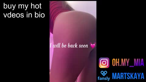 Snapshot of mia4sin chatting on January 19, 2026, 6:39 am Mia Martskaya online show from January 19, 2026, 6:39 am