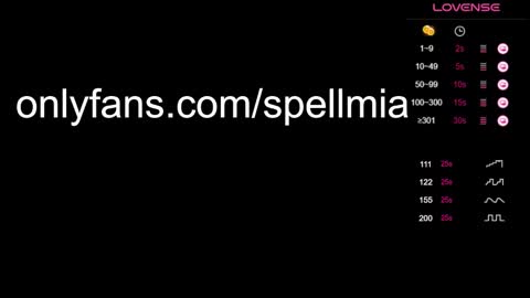 Mia  instagram miasspell online show from January 25, 2025, 7:18 pm