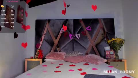Snapshot of milan_ebony chatting on February 14, 2025, 11:31 am Milan online show from February 14, 2025, 11:31 am