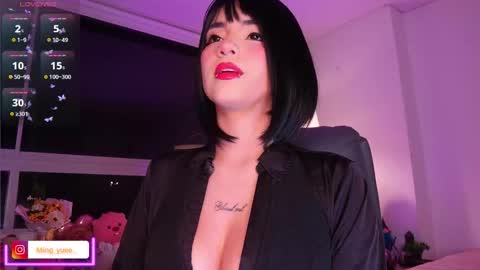 Snapshot of ming_yue_ chatting on November 11, 2025, 4:12 am My name is Fer Nice to meet you give it a thumbs up please its important online show from November 11, 2025, 4:12 am