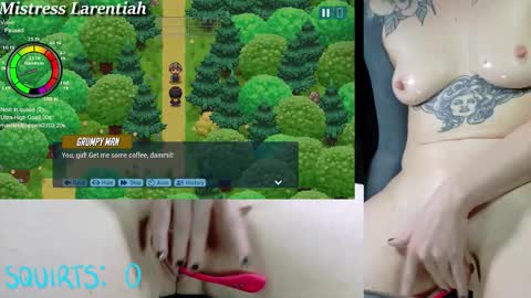 Mistress Larentiah online show from March 12, 2026, 4:46 pm