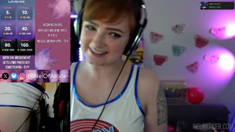 Nel Parker online show from April 4, 2026, 11:02 pm