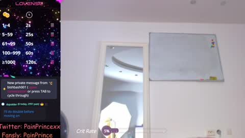 Snapshot of pain_prince chatting on December 10, 2024, 9:54 pm Pain Prince online show from December 10, 2024, 9:54 pm