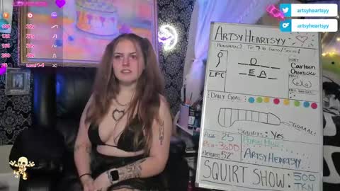 ArtsyHeartsyy online show from December 6, 2024, 2:02 am
