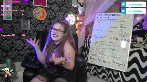 ArtsyHeartsyy online show from December 21, 2024, 5:47 am
