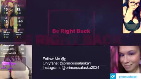 PrincessAlaska online show from February 18, 2025, 1:44 pm