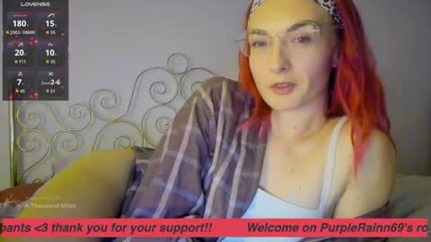 Snapshot of purplerainn69 chatting on February 18, 2026, 7:10 pm PurpleRainn69 Dina online show from February 18, 2026, 7:10 pm