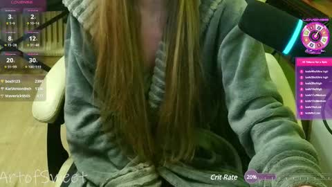 realartofslut online show from January 8, 2025, 11:30 pm