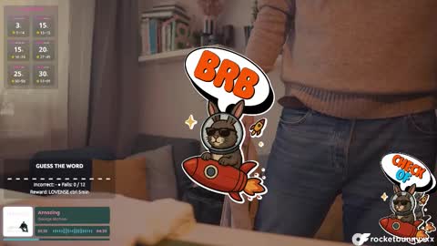 Rocket Bunny online show from February 10, 2026, 11:03 am