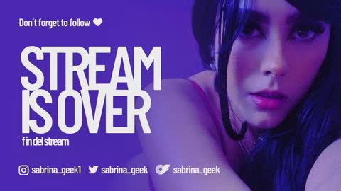 Snapshot of sabrina_geek chatting on December 27, 2024, 6:46 am sabrina_geek online show from December 27, 2024, 6:46 am