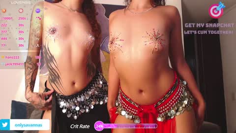 Savannaredhair 33 Angelebony33 online show from December 10, 2024, 1:32 am