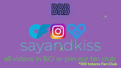 Snapshot of say_and_kiss chatting on February 5, 2026, 3:49 pm Say and kiss online show from February 5, 2026, 3:49 pm