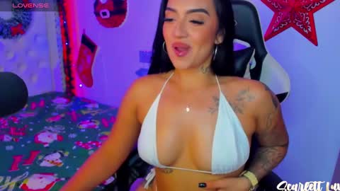 Snapshot of scarlett_luv chatting on December 2, 2024, 5:37 am Kim online show from December 2, 2024, 5:37 am