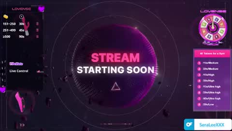 SeraLeeXXX online show from September 19, 2025, 5:13 pm