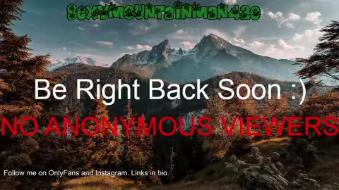 Sexymountainman420 online show from January 27, 2025, 10:06 pm