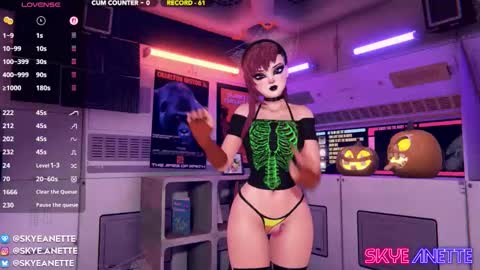 SkyeAnette online show from October 25, 2025, 1:13 am