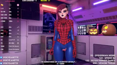 SkyeAnette online show from November 3, 2025, 2:13 am