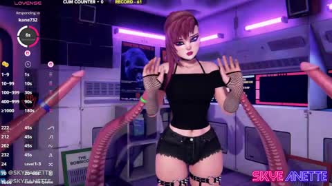 SkyeAnette online show from April 10, 2026, 1:11 am