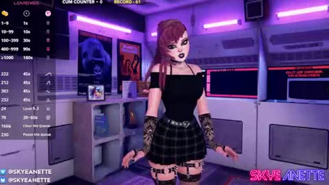 Snapshot of skyeanette chatting on June 27, 2026, 1:10 am SkyeAnette online show from June 27, 2026, 1:10 am