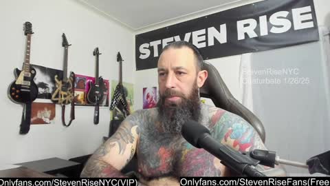 StevenRiseNYC online show from January 26, 2025, 11:08 pm