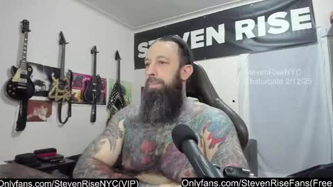 StevenRiseNYC online show from February 12, 2025, 1:27 pm