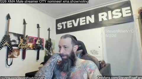 Snapshot of stevenrisenyc chatting on May 5, 2026, 12:51 am StevenRiseNYC online show from May 5, 2026, 12:51 am