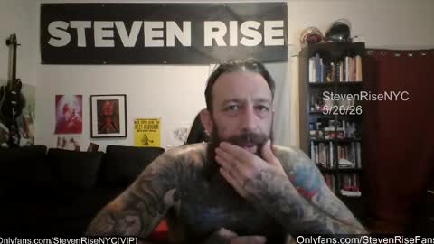 Snapshot of stevenrisenyc chatting on May 23, 2026, 12:49 am StevenRiseNYC online show from May 23, 2026, 12:49 am