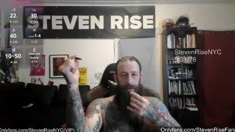 Snapshot of stevenrisenyc chatting on June 1, 2026, 1:40 am StevenRiseNYC online show from June 1, 2026, 1:40 am