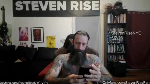 Snapshot of stevenrisenyc chatting on June 2, 2026, 12:18 pm StevenRiseNYC online show from June 2, 2026, 12:18 pm