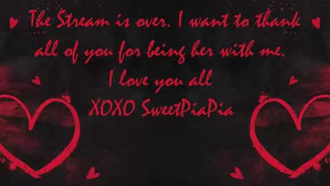 sweetpiapia online show from February 23, 2025, 10:09 pm