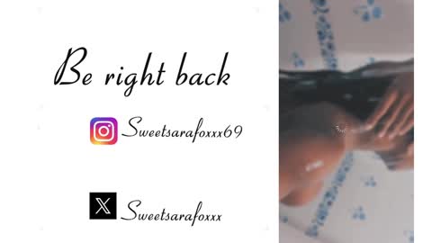 Snapshot of sweetsarafoxxx chatting on December 15, 2024, 3:53 pm Sara Sofia Libra online show from December 15, 2024, 3:53 pm