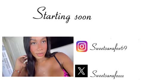 Snapshot of sweetsarafoxxx chatting on September 10, 2025, 12:05 pm Sara Sofia Libra online show from September 10, 2025, 12:05 pm