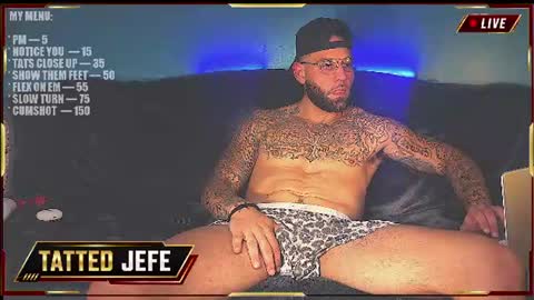 Tatted Jefe online show from July 28, 2026, 5:58 am