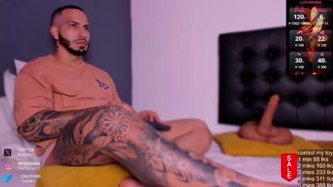 Snapshot of teoferrer chatting on September 13, 2025, 8:41 pm Teo Ferrer online show from September 13, 2025, 8:41 pm