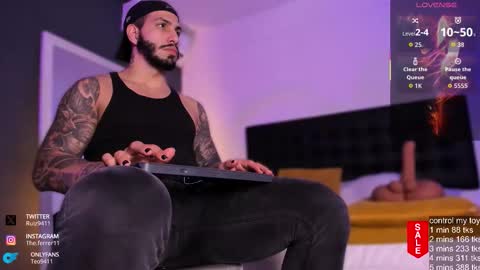 Snapshot of teoferrer chatting on October 13, 2025, 8:53 pm Teo Ferrer online show from October 13, 2025, 8:53 pm