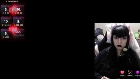   A Goth Chick   online show from December 13, 2024, 5:16 am