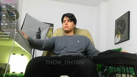 Snapshot of thom_ohtani chatting on June 3, 2026, 7:08 pm thom_ohtani online show from June 3, 2026, 7:08 pm