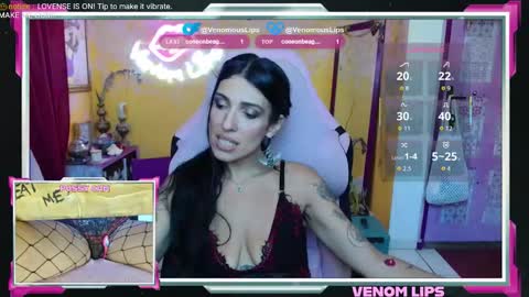 VenomLips online show from February 19, 2026, 1:18 pm