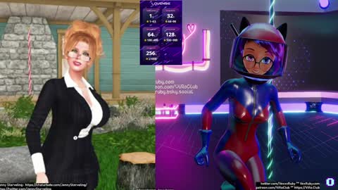 Snapshot of vexruby chatting on January 4, 2025, 2:03 am Vex Ruby online show from January 4, 2025, 2:03 am