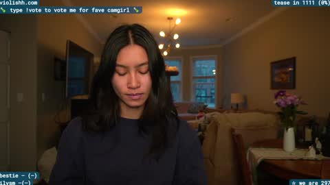 Snapshot of violishh chatting on January 5, 2025, 9:36 pm follow me on twitter violishh and ig violishh online show from January 5, 2025, 9:36 pm