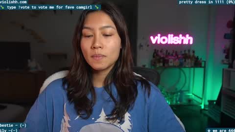 Snapshot of violishh chatting on January 19, 2025, 3:18 am follow me on twitter violishh and ig violishh online show from January 19, 2025, 3:18 am